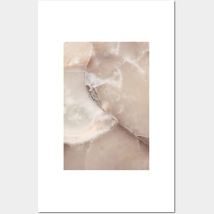 White Quartz Abstract, Right Posters and Art